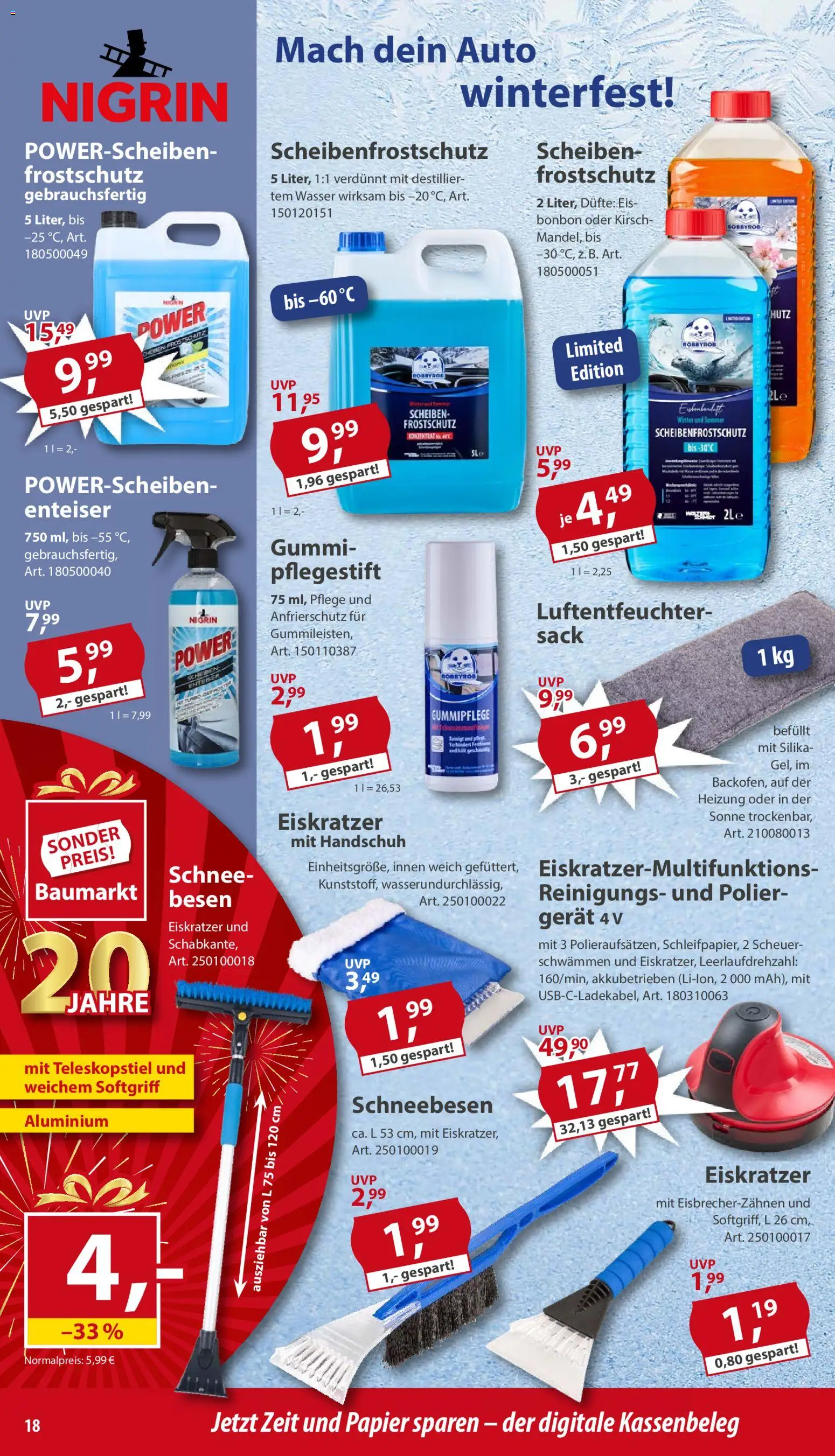 Sonderpreis Baumarkt Prospekt 	 – gültig ab 06.12.2025 | Seite: 18 | Produkte: Wasser, Eis