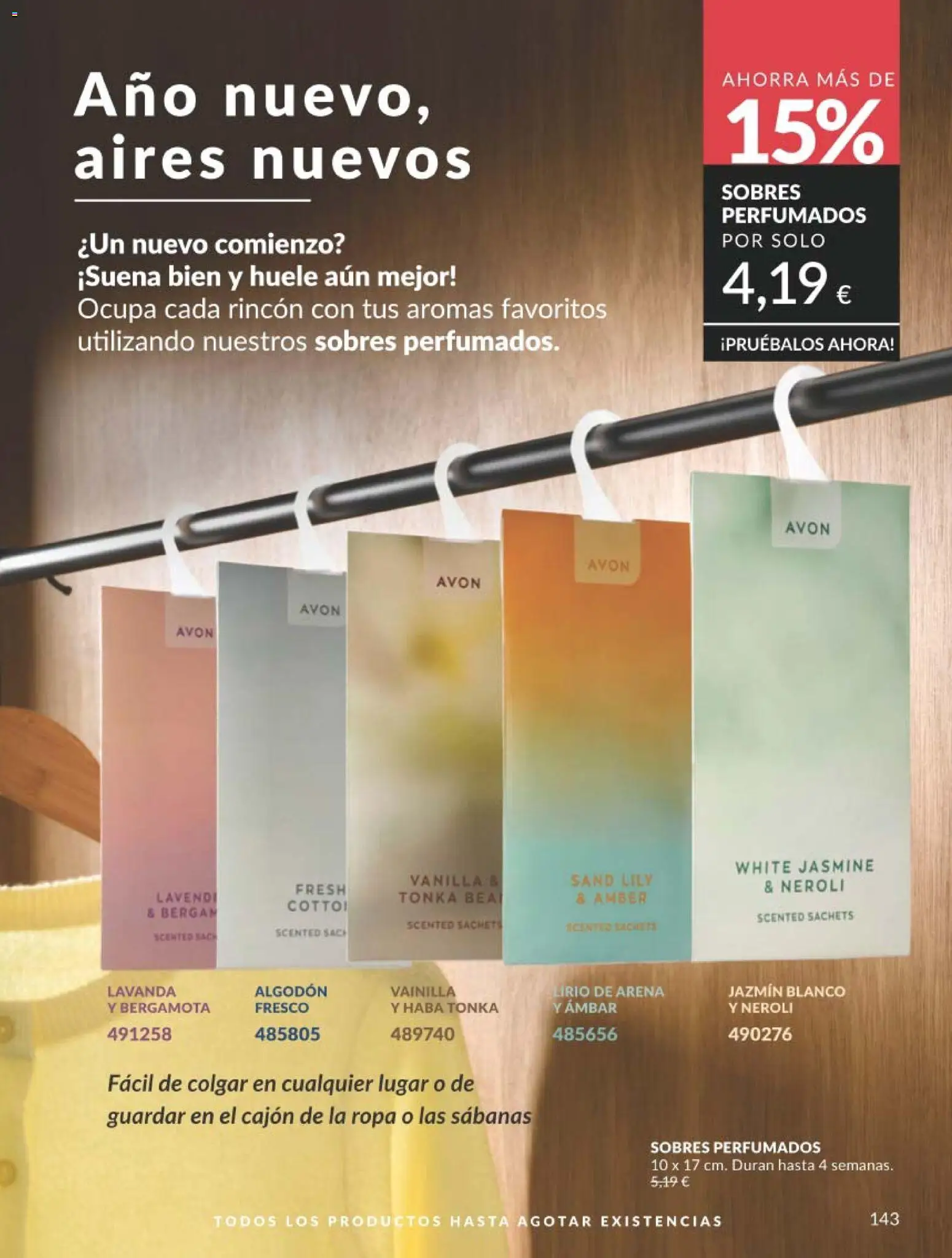 Catálogo AVON campaña 1 │ válido desde el 01.01.2026 | Página: 143 | Productos: Ropa