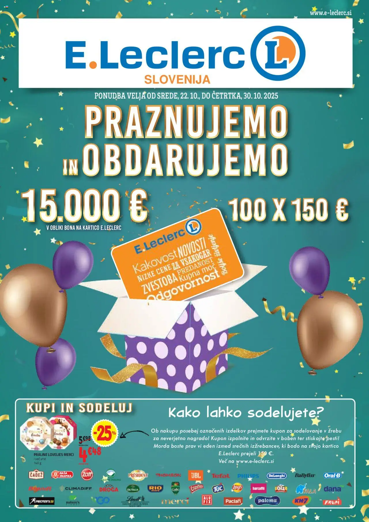 Novi E.leclerc katalog ponudbe – veljaven od 22.10.2025 | Stran: 1