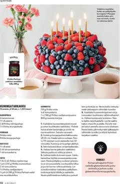 K-Supermarket-mainoslehti voimassa 06.05.2026 alkaen | Sivu: 50 | Tuotteet: Vadelma, Voi, Munat, Kerma