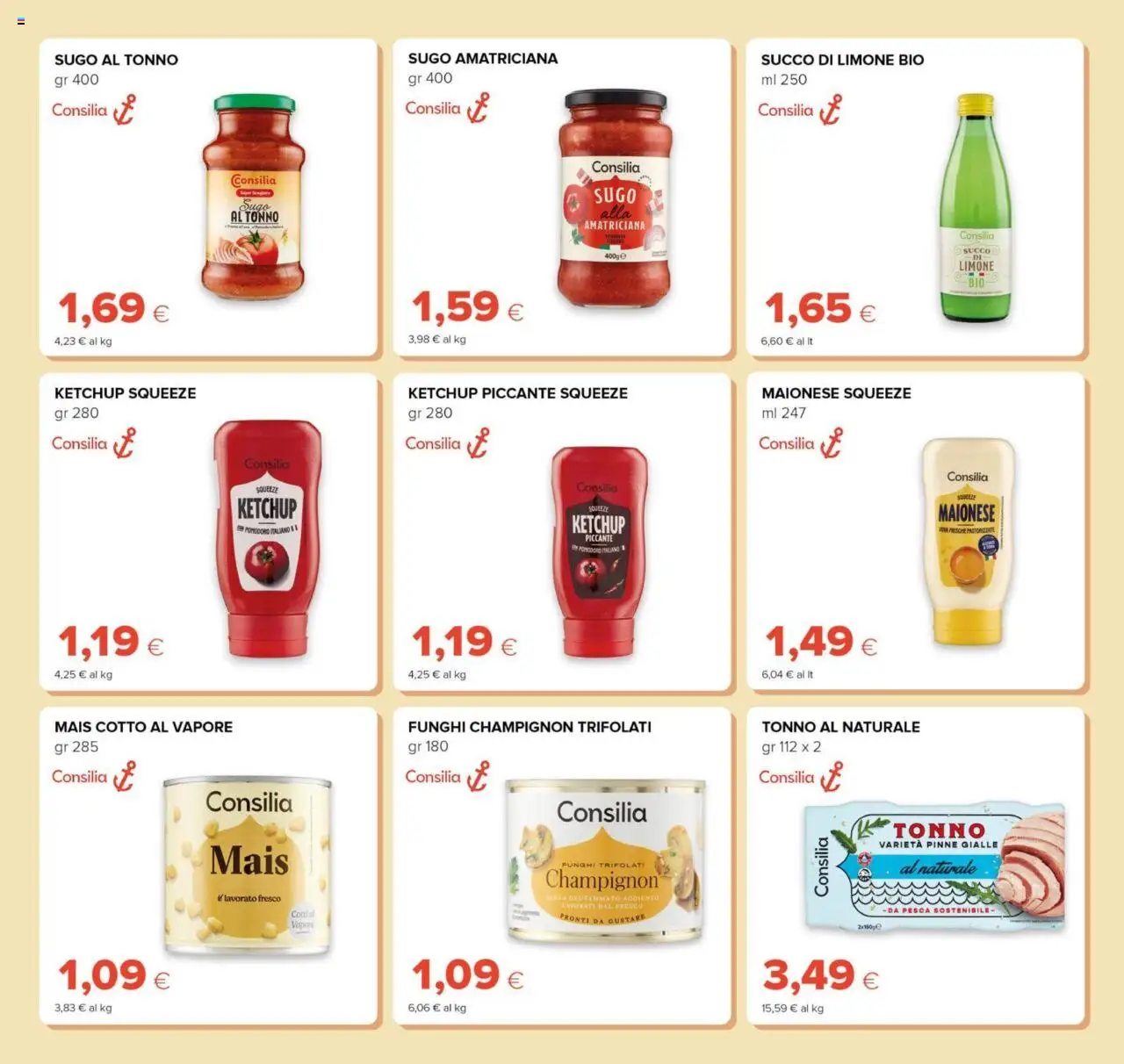 Volantino Tigre del 11.06.2025 | Pagina: 13 | Prodotti: Ketchup, Pomodoro, Tonno al naturale, Sugo