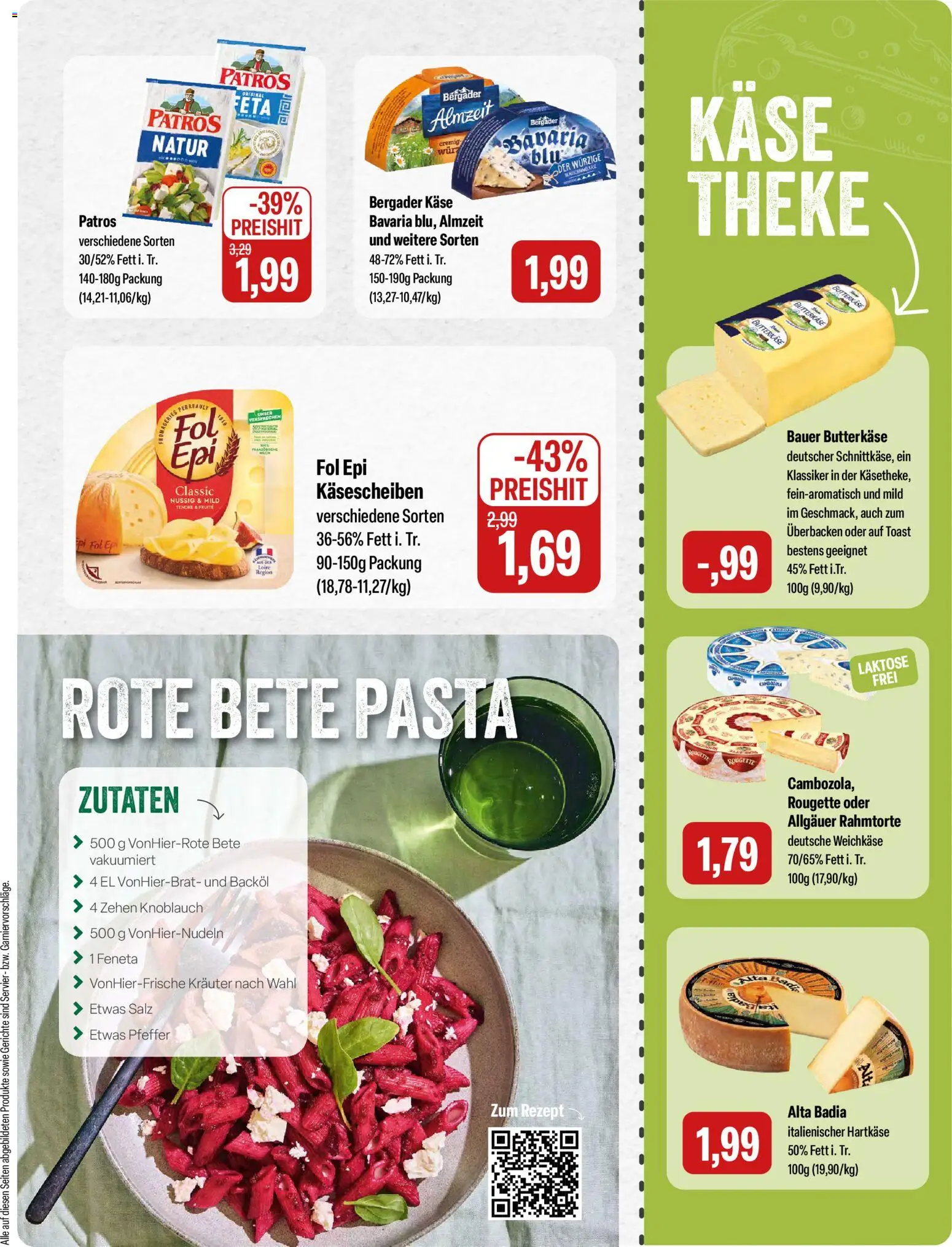 Feneberg Angebote – gültig ab 12.03.2026 | Seite: 7 | Produkte: Käse, Theke, Salz, Pasta