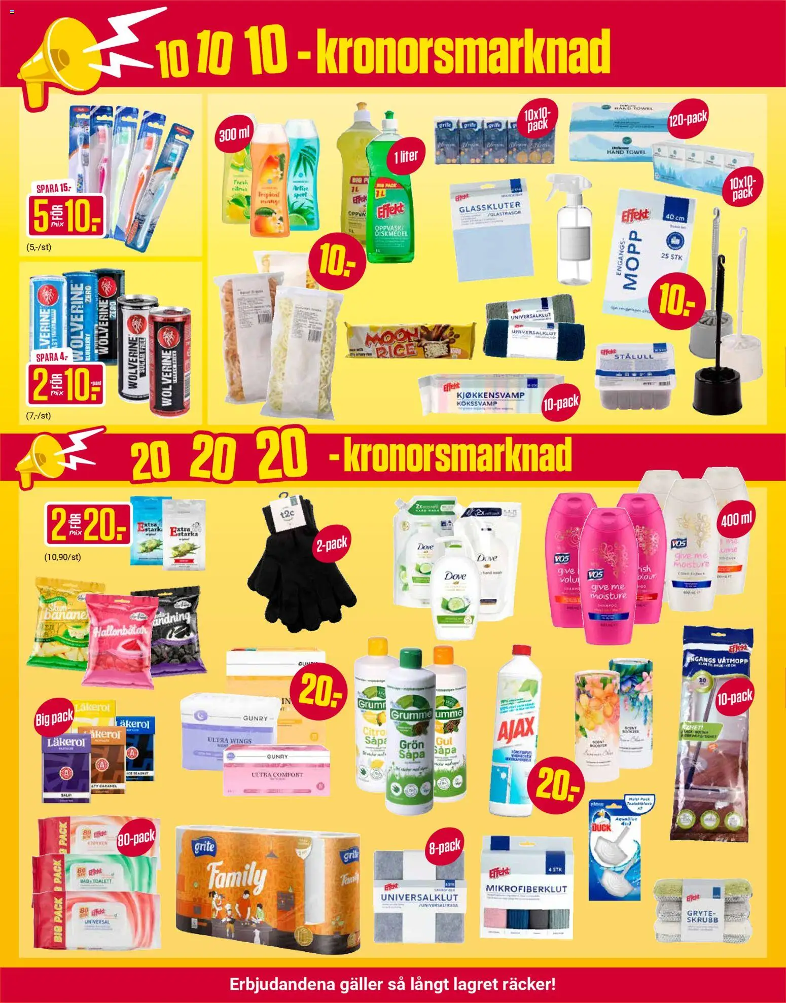 ÖoB reklamblad aktuell från 12.01.2026 | Sida: 2 | Produkter: Diskmedel, Galler, Toalett, Skrubb