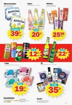 Pekås reklamblad aktuell från 08.09.2025 | Sida: 7 | Produkter: Pepsi, Mineralvatten, Cider, Apelsin