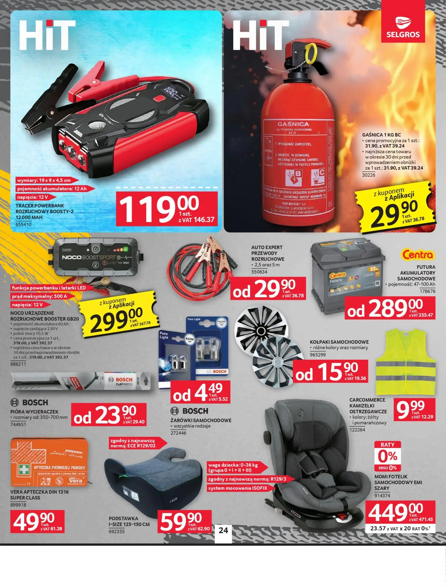 Selgros cash&carry gazetka - Oferta przemysłowa od 23.04.2026 | Strona: 26 | Produkty: Gaśnica, Powerbank, Waga, Żarówki