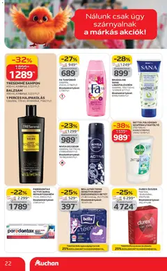 Auchan - Kedvenc Márkáink - amely érvényes a következő dátumtól: 05.02.2026 | Oldal: 22