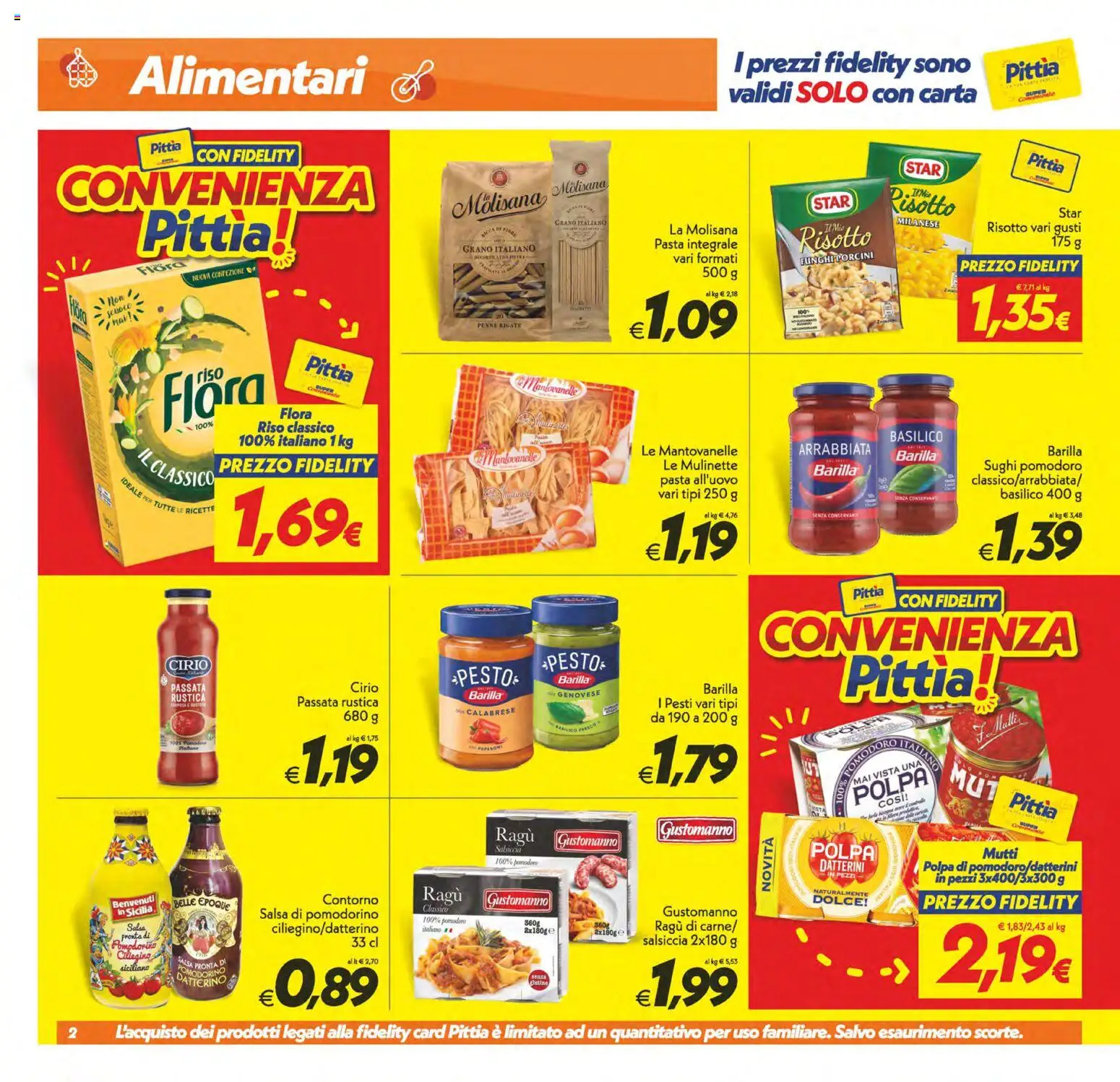 Volantino SuperConveniente del 06.03.2026 | Pagina: 2 | Prodotti: Salsa, Pomodoro, Funghi, Penne