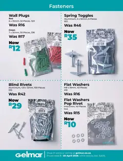 Gelmar specials catalogue – valid from 01.04.2026 | Page: 7 | Products: Plugs