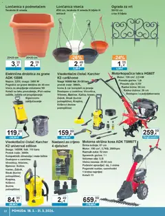 KTC Katalog tehnike i posuđa - Pregled kataloga iz trgovine KTC, vrijedi od 18.03.2026 | Stranica: 18 | Proizvodi: Kärcher, Drobilica, Visokotlačni čistač