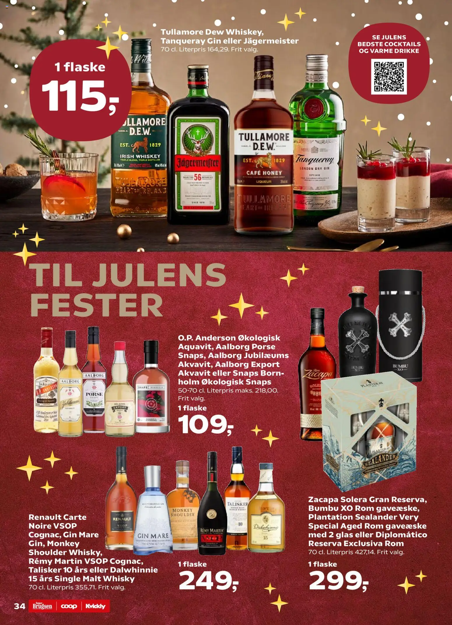 Kvickly tilbudsavis – gyldig fra 19.12.2025 | Side: 38 | Produkter: Gin, Whisky, Rom