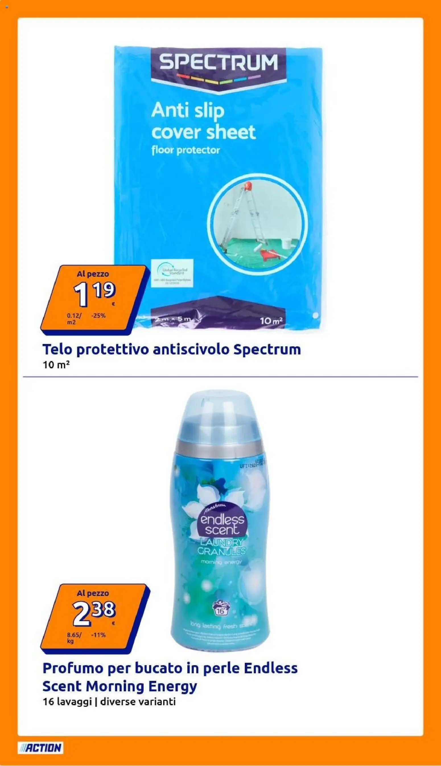 Volantino Action del 04.03.2026 | Pagina: 24 | Prodotti: Slip, Profumo