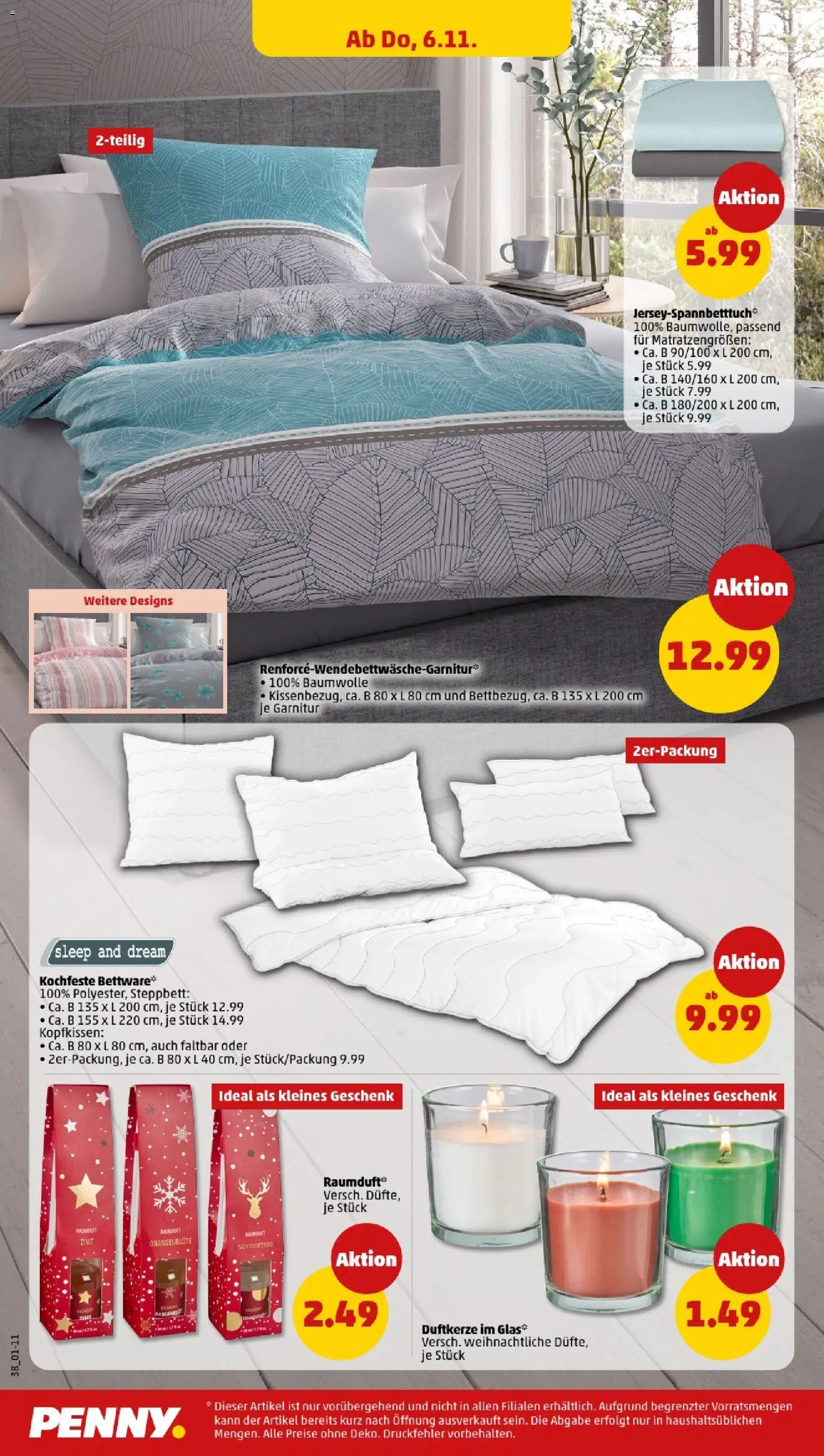 Penny - Sachsen-Anhalt – gültig ab 03.11.2025 | Seite: 40 | Produkte: Kopfkissen