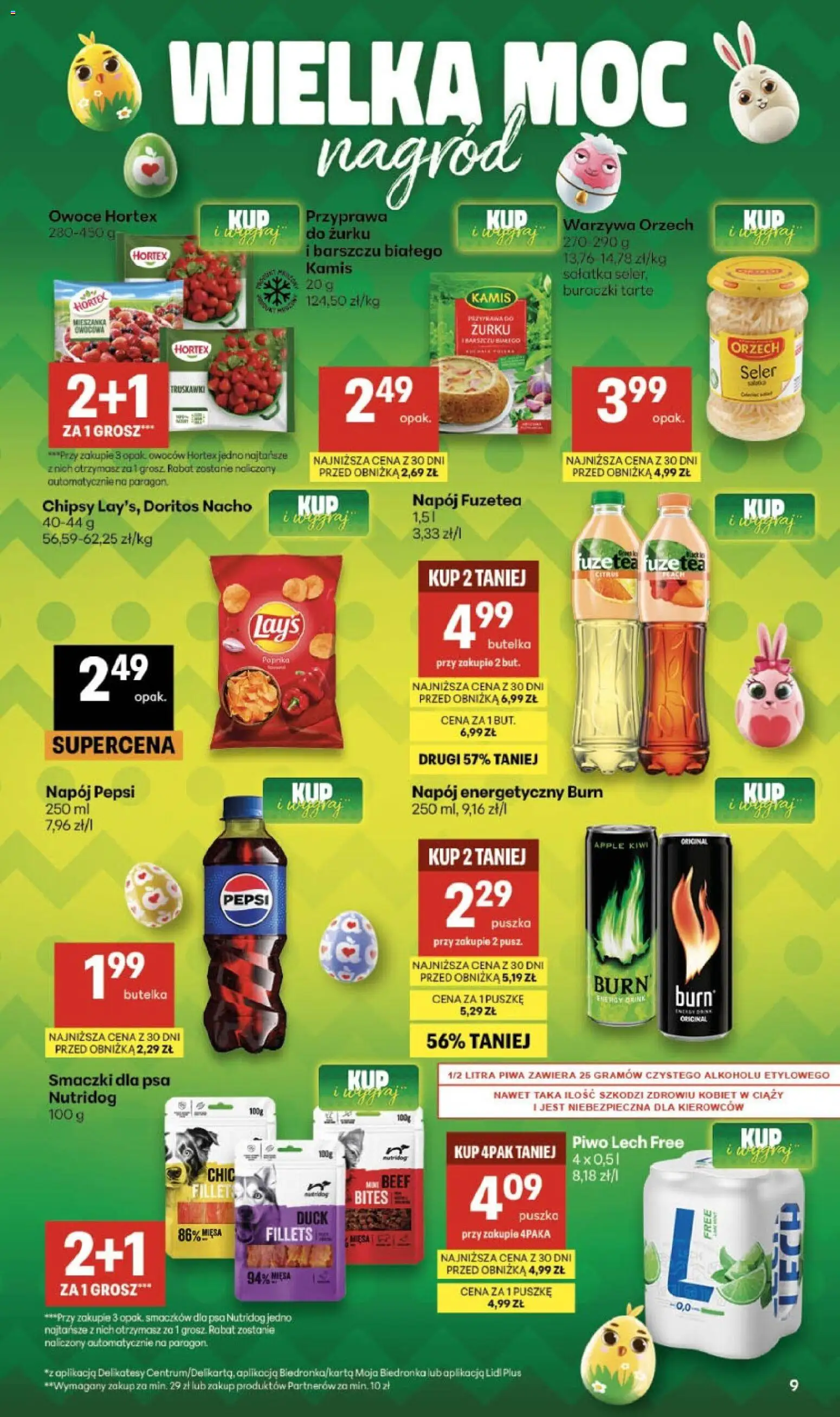 Delikatesy Centrum gazetka - Sklepy Własne od 26.03.2026 | Strona: 9 | Produkty: Delikatesy, Doritos, Kiwi, Warzywa