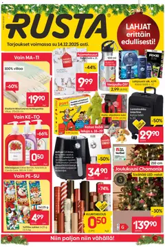 Rusta-mainoslehti voimassa 01.12.2025 alkaen