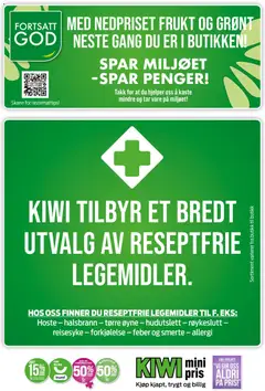 Forhåndsvisning av NEDPRISET FRUKT OG GRØNT, Nedpriset frukt og grønt i butikken gyldig fra 09.03.2026 | Side: 34 | Produkter: Kiwi
