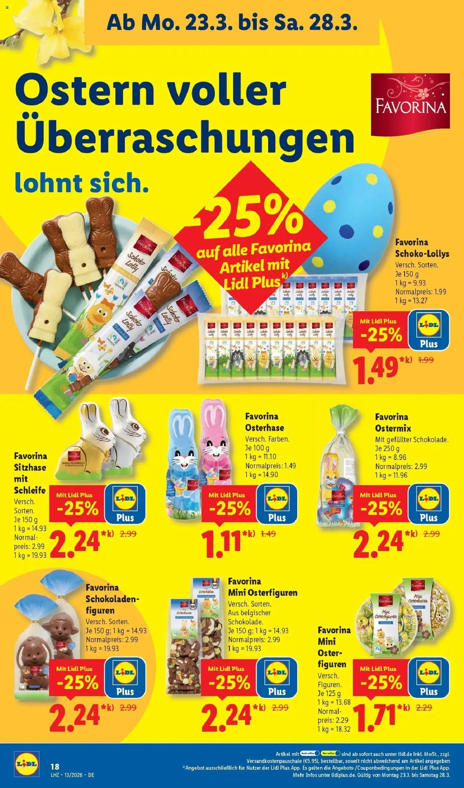 Lidl Prospekt Saarbrücken – gültig ab 23.03.2026 | Seite: 32 | Produkte: Schokolade