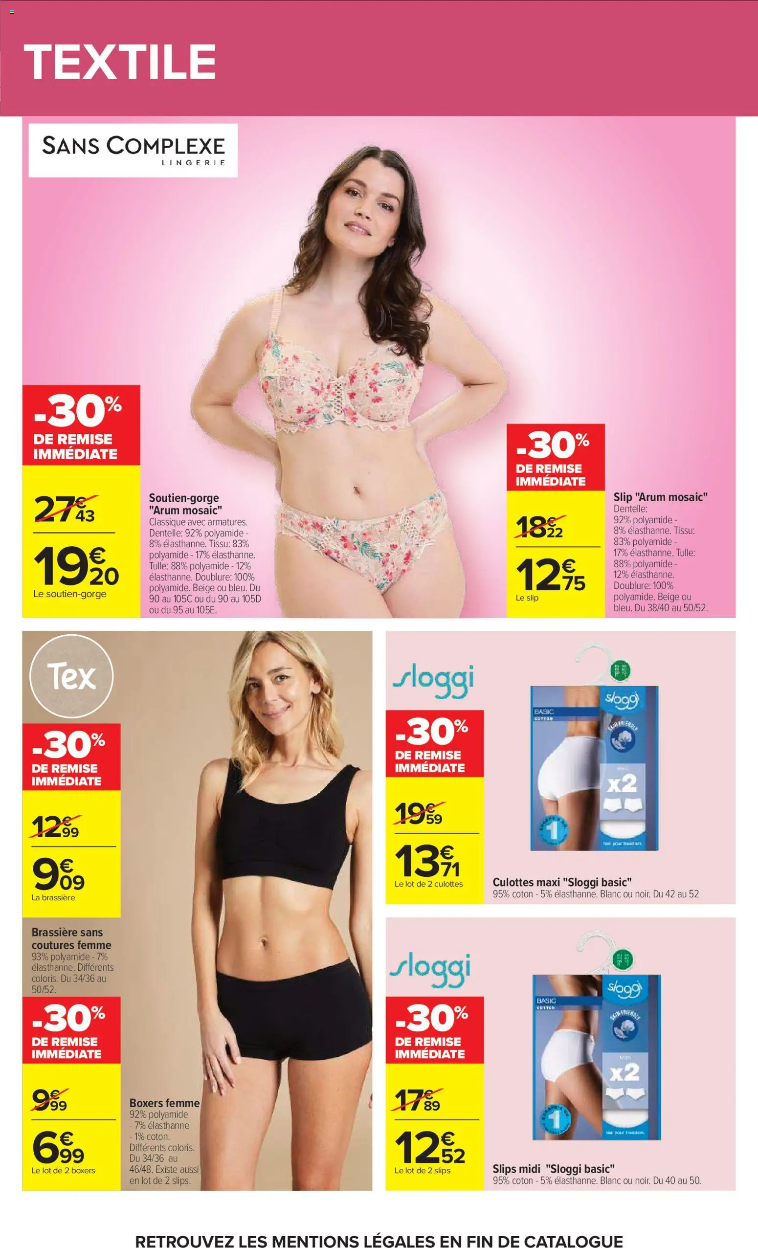 {H1} | Page: 61 | Produits: Coton, Slips