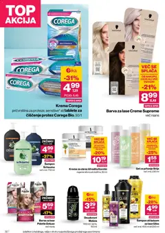 Mercator katalog akcije – veljaven od 26.03.2026 | Stran: 32 | Izdelki: Gel za prhanje, Kos, Sampon, Krema za obraz
