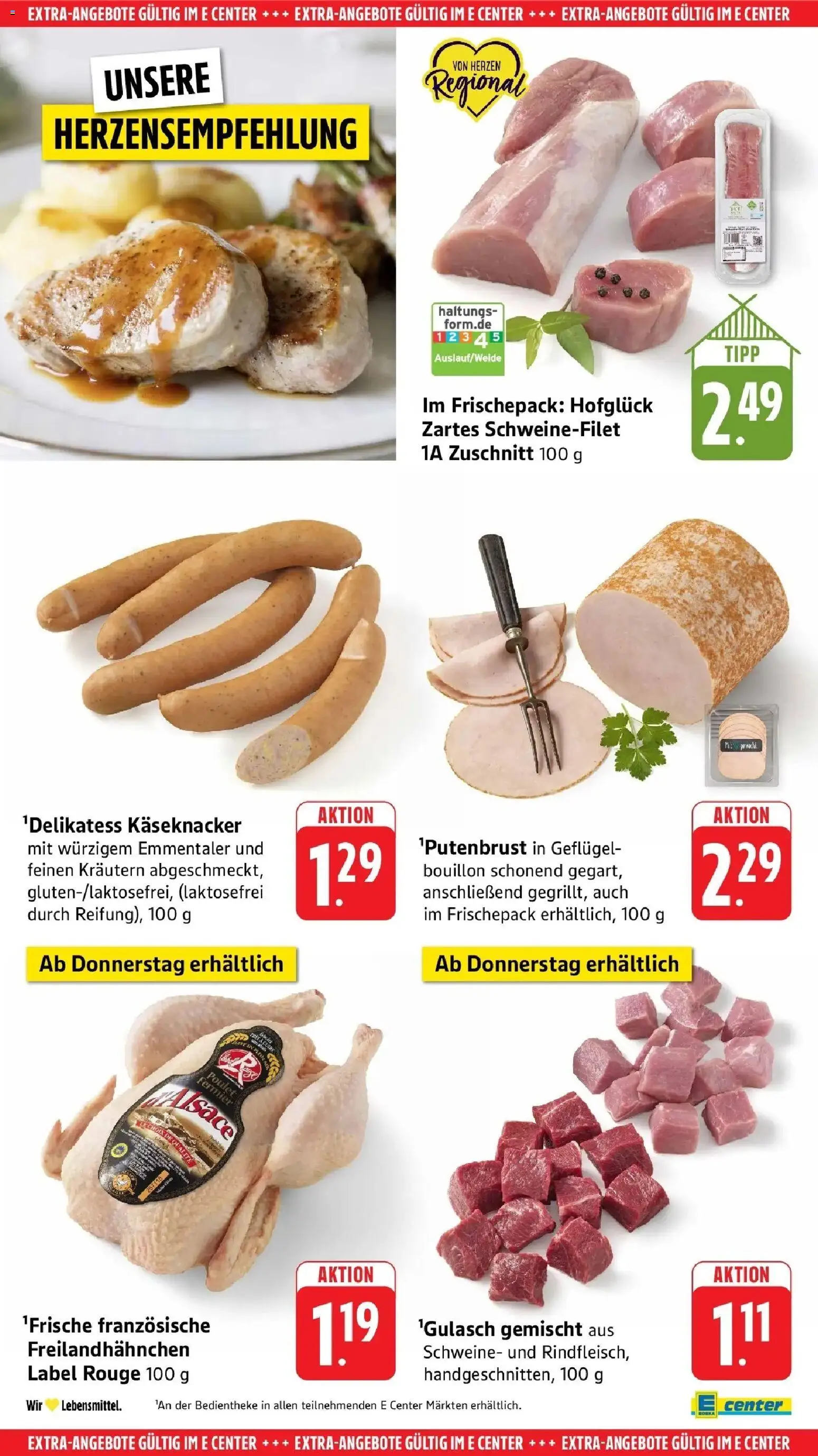Edeka prospekt Heppenheim	 – gültig ab 09.03.2026 | Seite: 46 | Produkte: Rouge, Schweinefilet, Gulasch