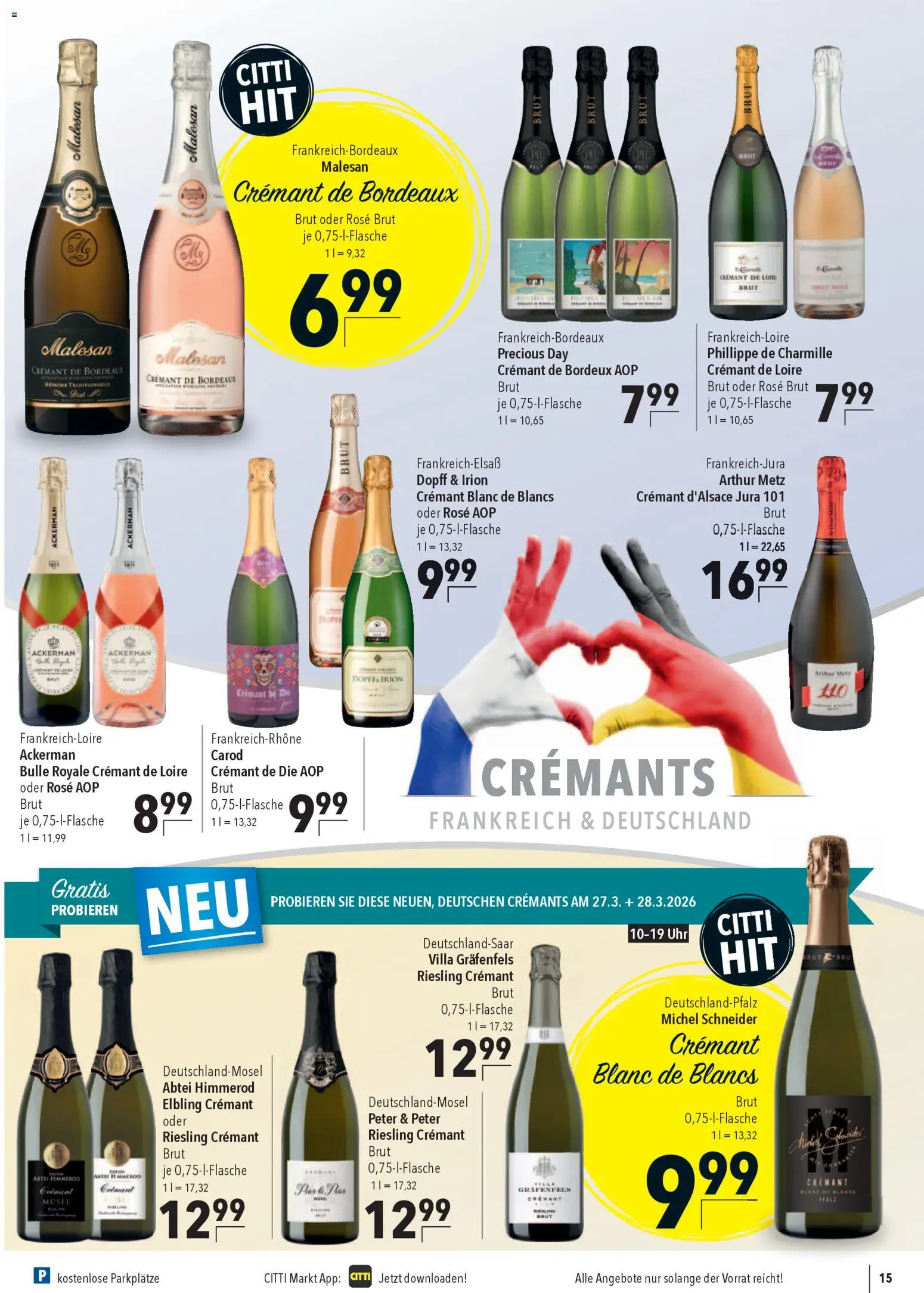 CITTI Markt Prospekt 	 – gültig ab 25.03.2026 | Seite: 15 | Produkte: Jura, Uhr