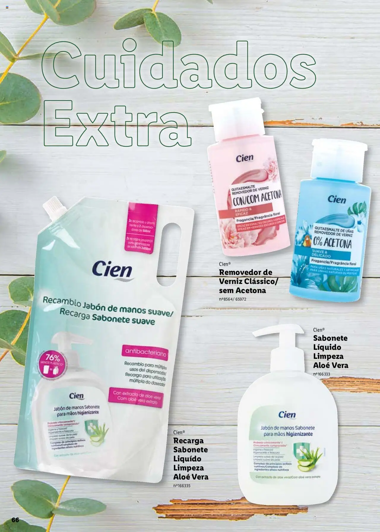 Lidl Cien - Beleza Inteligente │ válido de 26.02.2024 | Página: 66 | Produtos: Sabonete líquido, Sabonete, Verniz