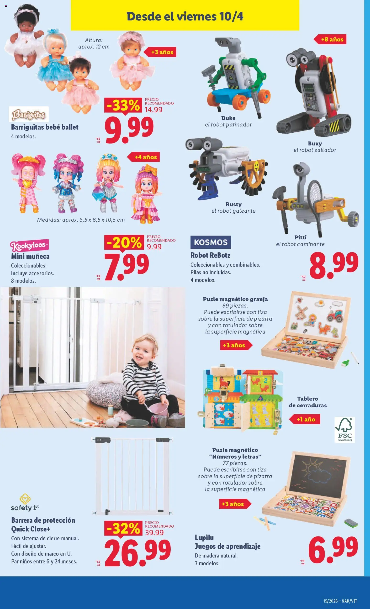 Lidl folleto de bazar │ válido desde el 06.04.2026 | Página: 23 | Productos: Muñeca, Marco, Robot