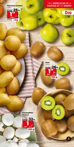 Vista previa Manzana Golden, Cat. I, 1 kg válido desde el 21.01.2026 | Página: 5
