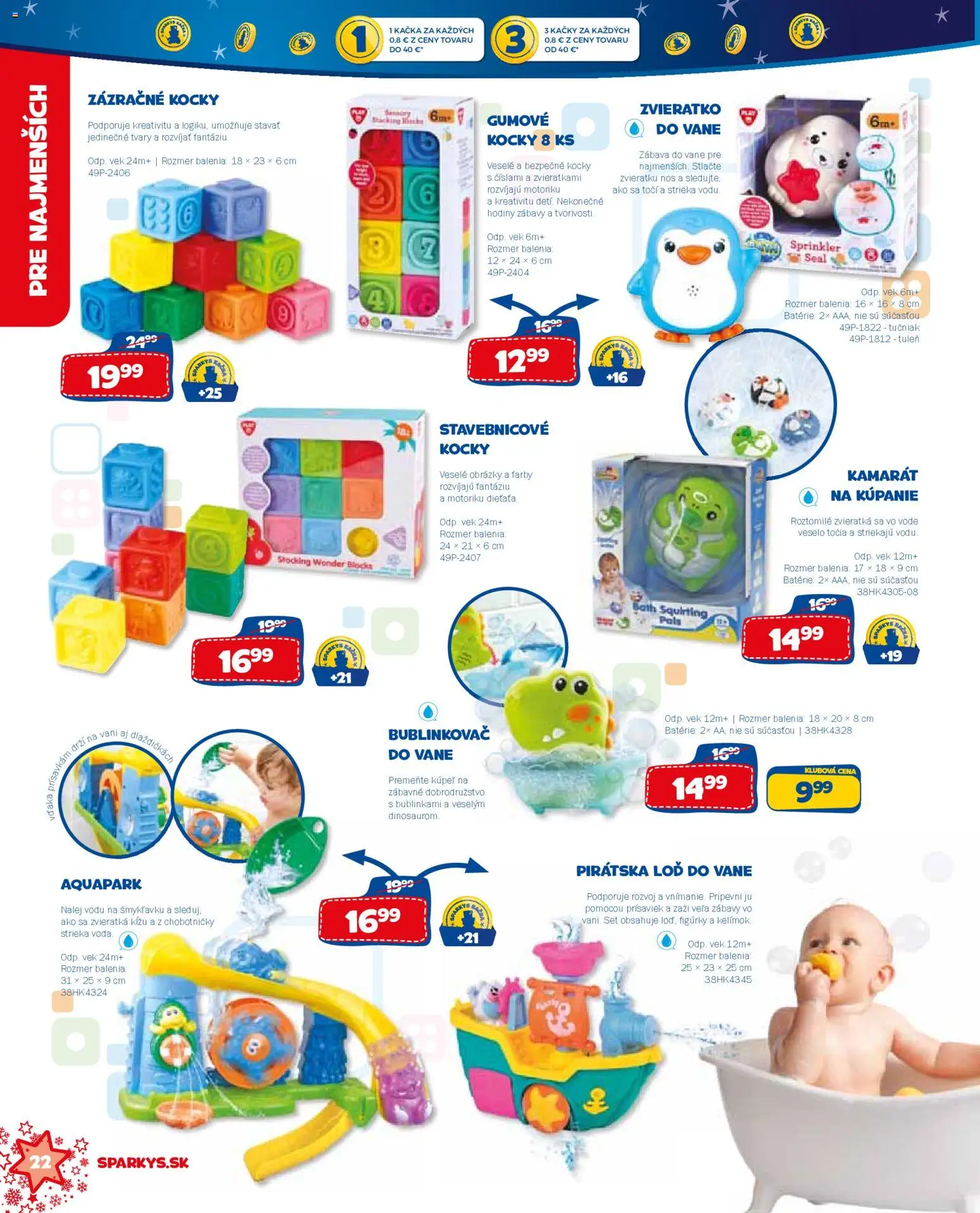 Nové ALLTOYS akcie – leták je platný od 19.11.2025 | Strana: 22 | Produkty: Hodiny, Voda, Kačka