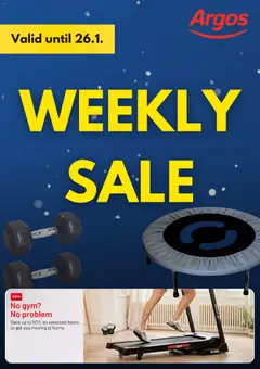 Preview of Argos - Weekly offers valid from 20.01.2026