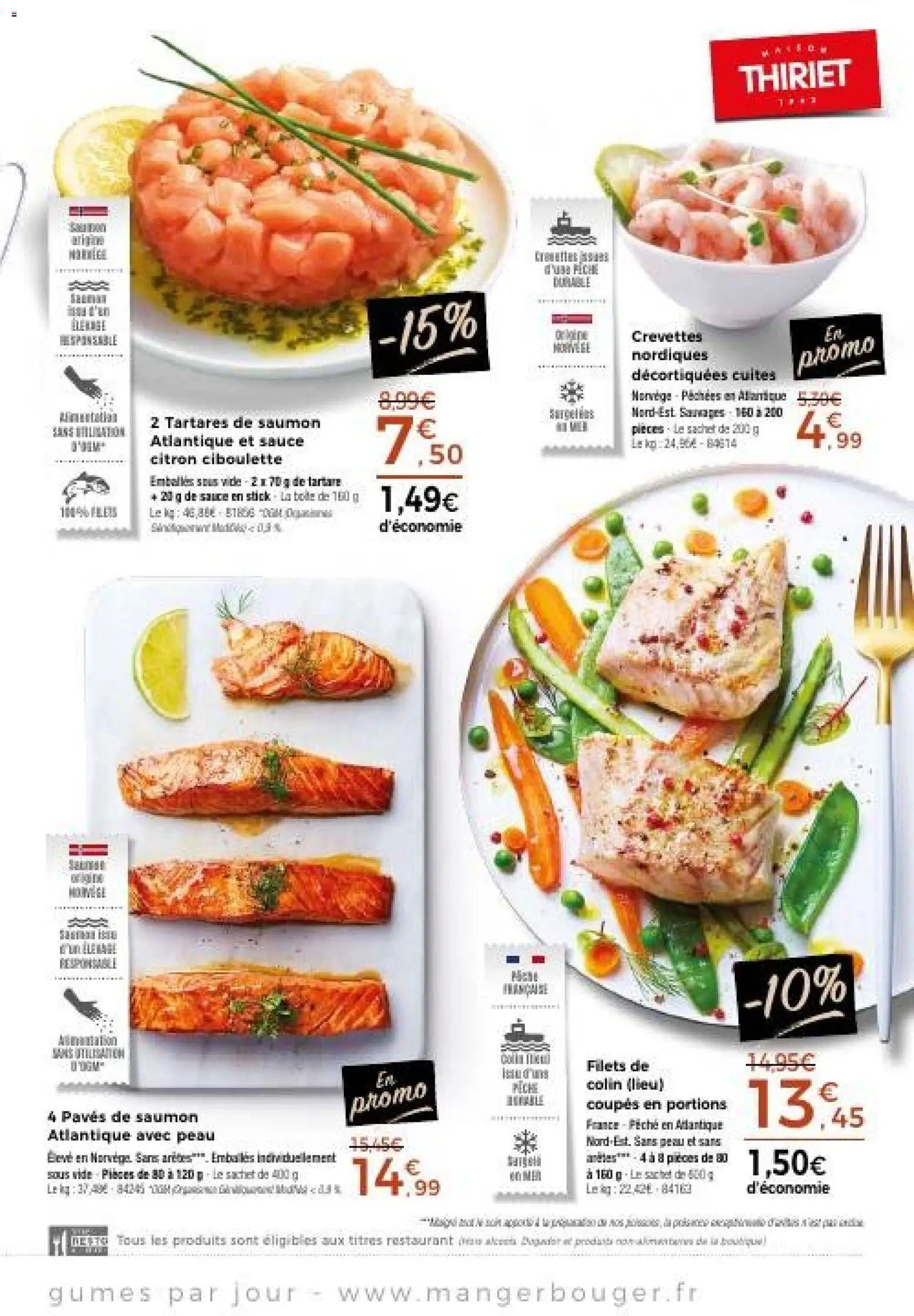 {H1} | Page: 9 | Produits: Citron, Crevettes, Saumon