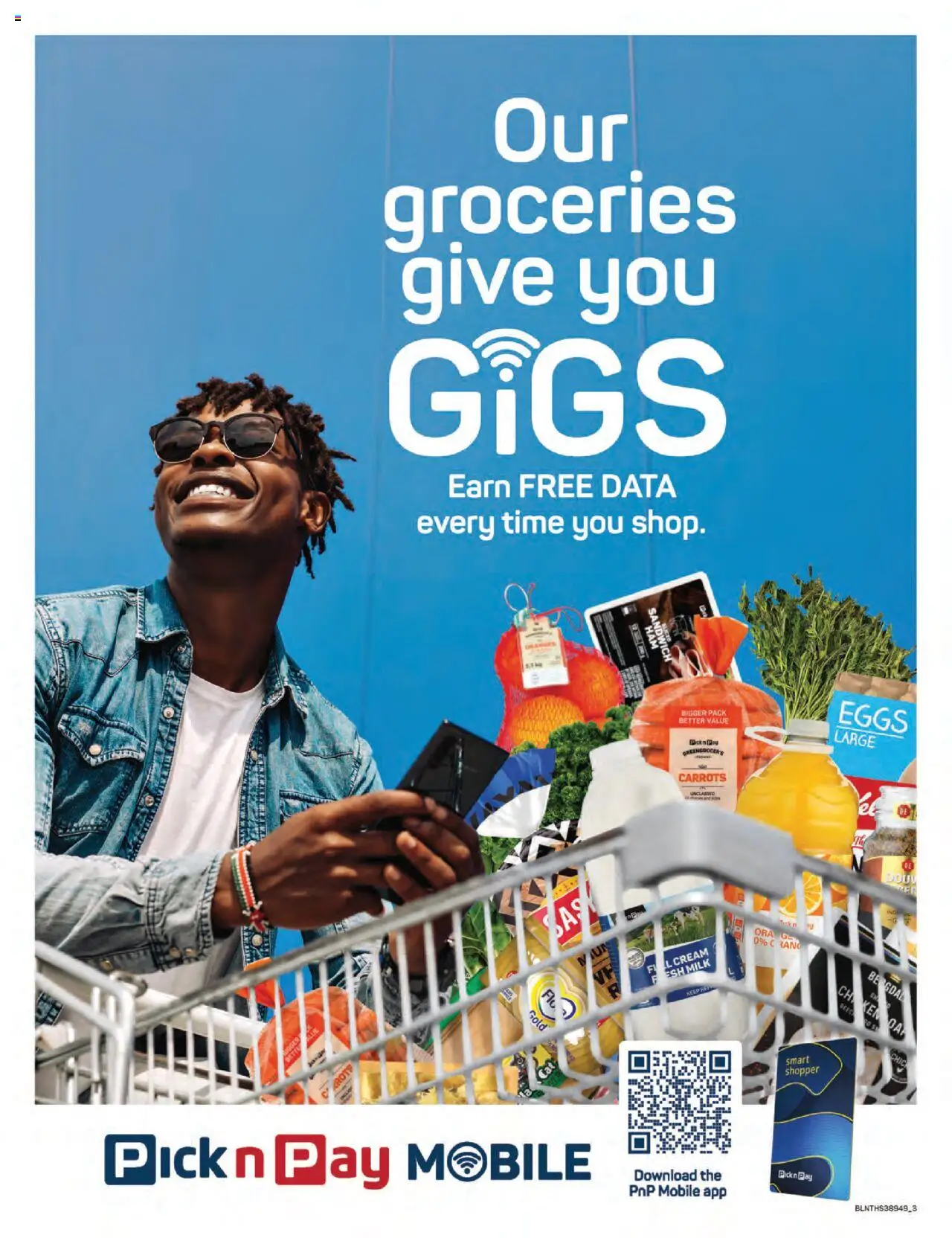 New Pick n Pay catalogue – valid from 20.10.2025 | Page: 3 | Products: Milk, Eggs, Carrots, Cream