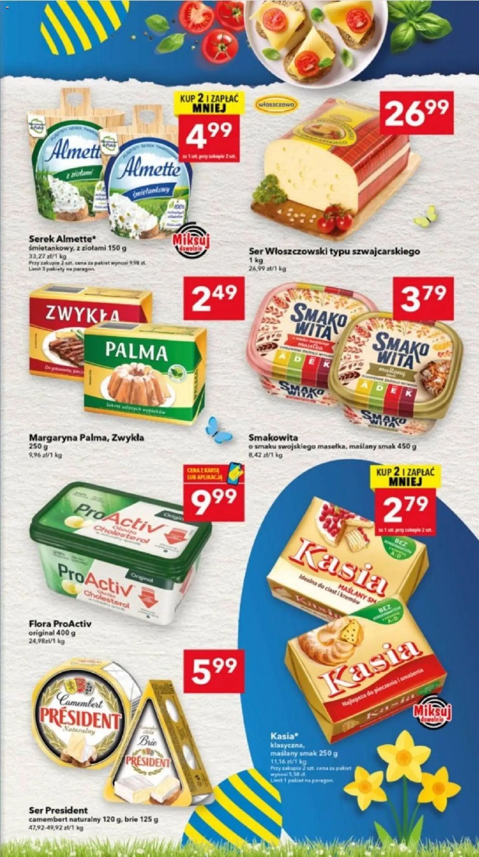 Lewiatan gazetka - Ostrów Wielkopolski od 26.03.2026 | Strona: 5 | Produkty: Karta, Serek, Camembert, Ser