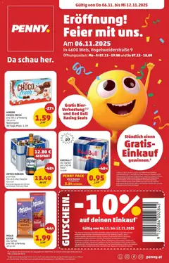 Penny Markt - Eröffnung in 4600 Wels ab 06.11.2025 gültig