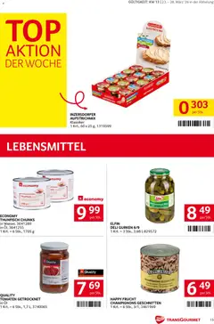 Transgourmet Flugblatt ab 23.03.2026 gültig | Seite: 15 | Produkte: Gurken, Libacomb, Öl, Tomaten