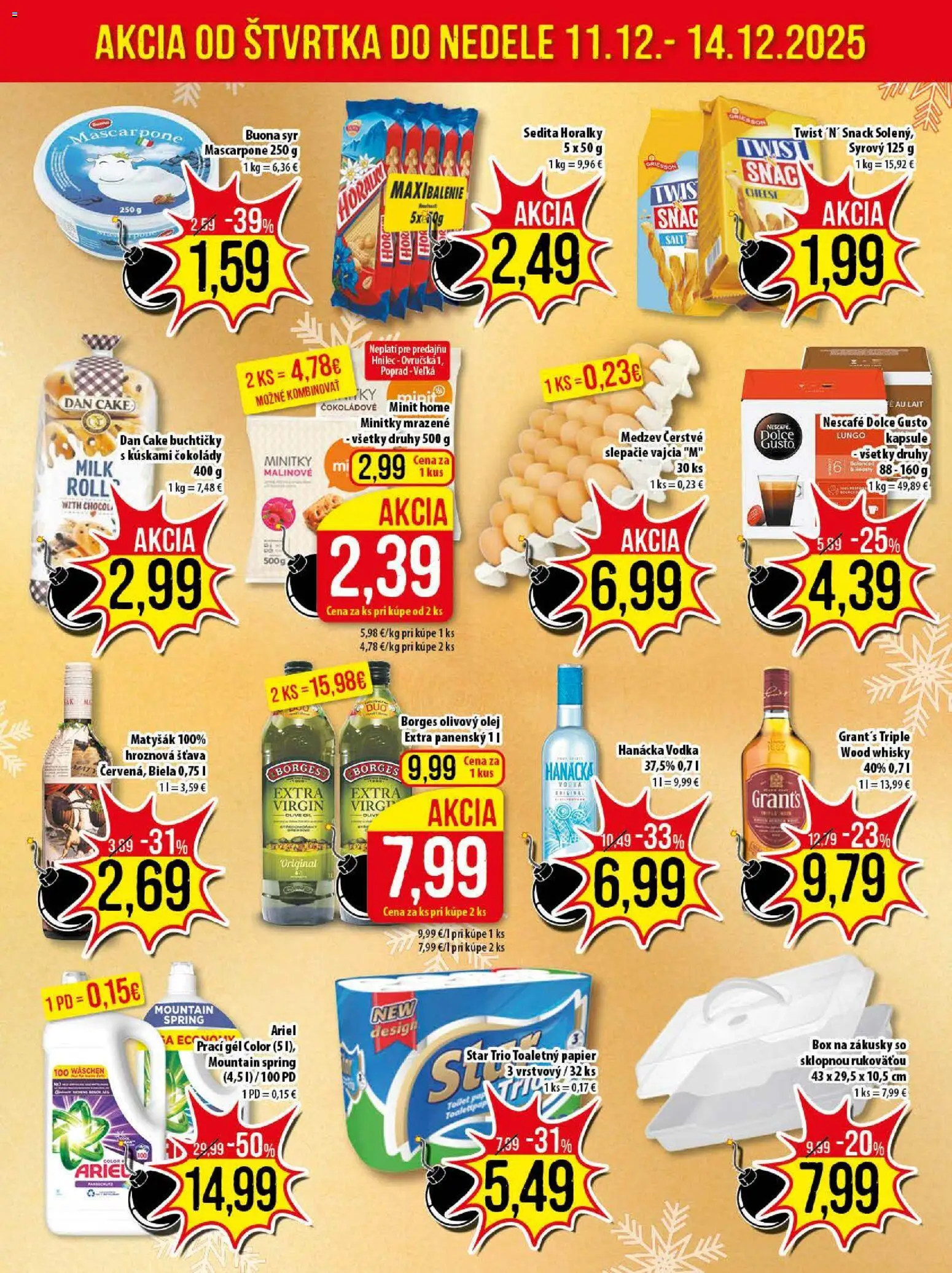 Nové Klas akcie – leták je platný od 08.12.2025 | Strana: 24 | Produkty: Dolce Gusto, Vajcia, Whisky