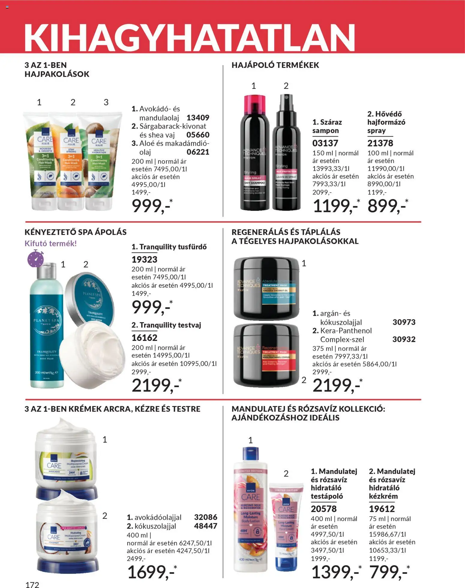 Avon akciós ujság - amely érvényes a következő dátumtól: 01.04.2026 | Oldal: 200