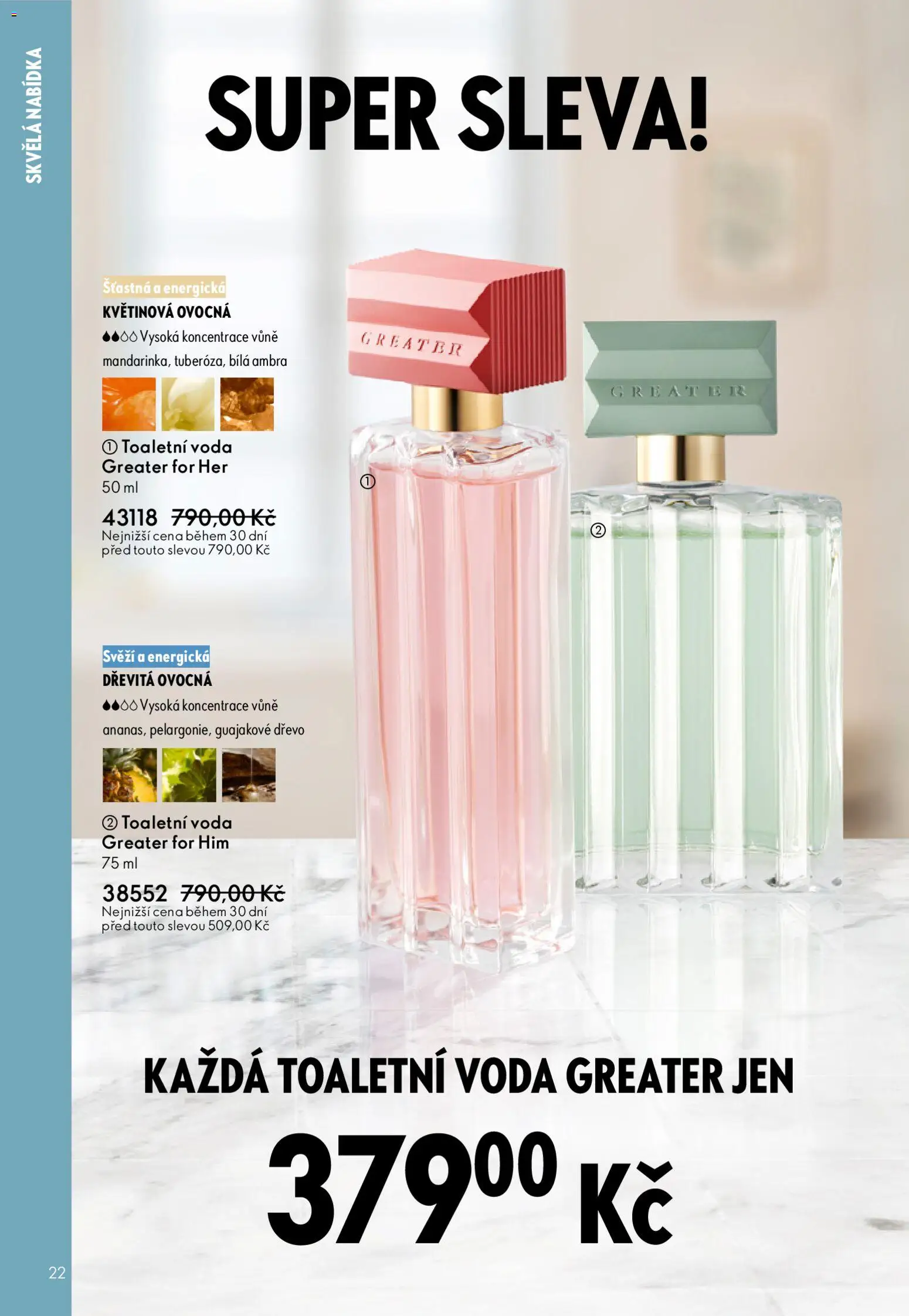 Oriflame katalog č.01/2026 od 30.12.2025 | Strana: 22 | Produkty: Voda, Toaletní voda