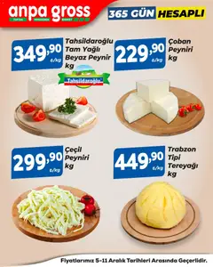 05.12.2025 tarihinden itibaren geçerli olan Anpa Gross kataloğu önizlemesi