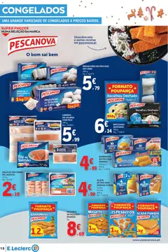 Pré-visualização E.Leclerc folheto válido de 04.12.2025 | Página: 10 | Produtos: Cabo, Bacalhau, Lagosta, Nuggets