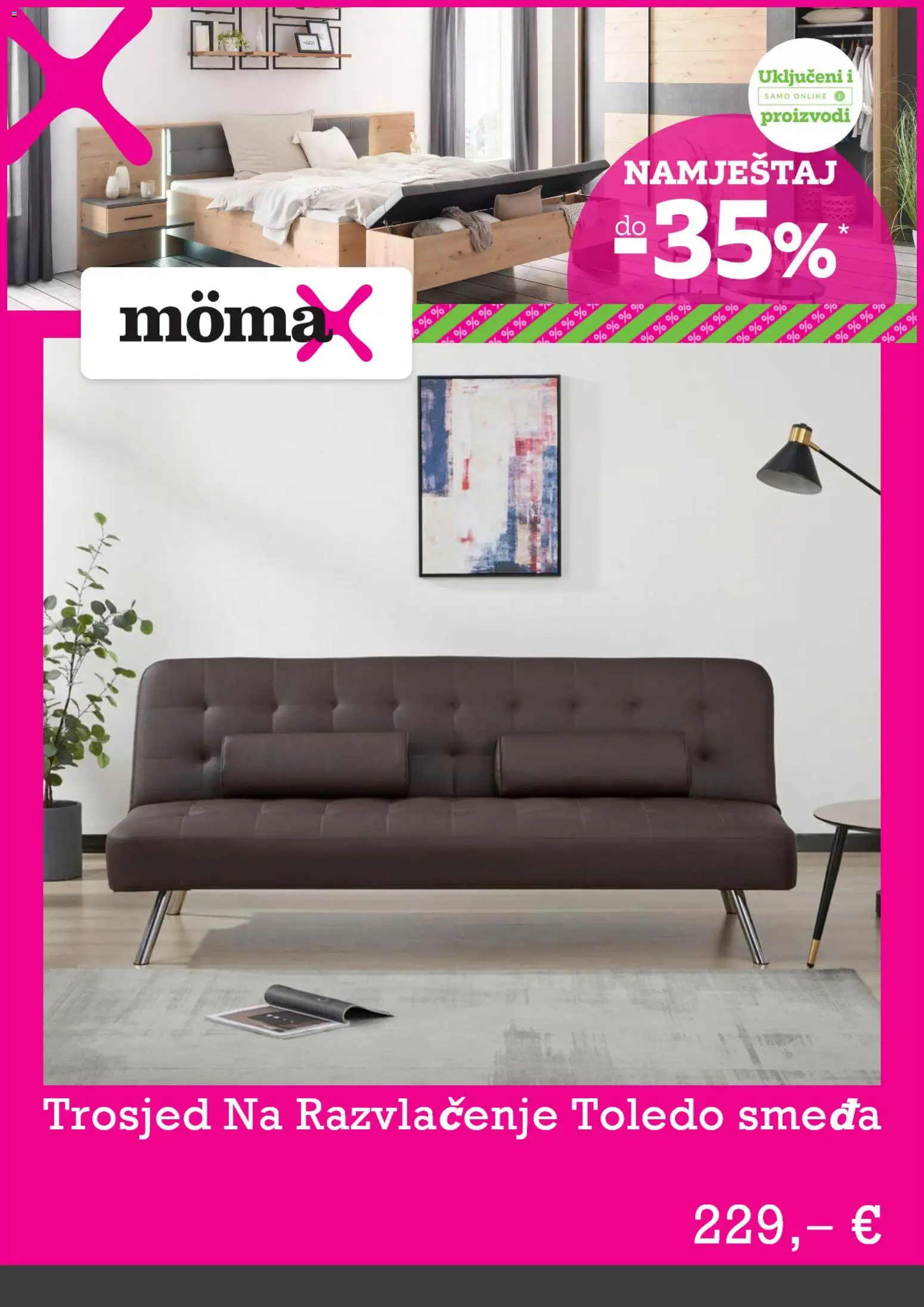 Mömax katalog | vrijedi od 24.03.2026 | Stranica: 2 | Proizvodi: Trosjed