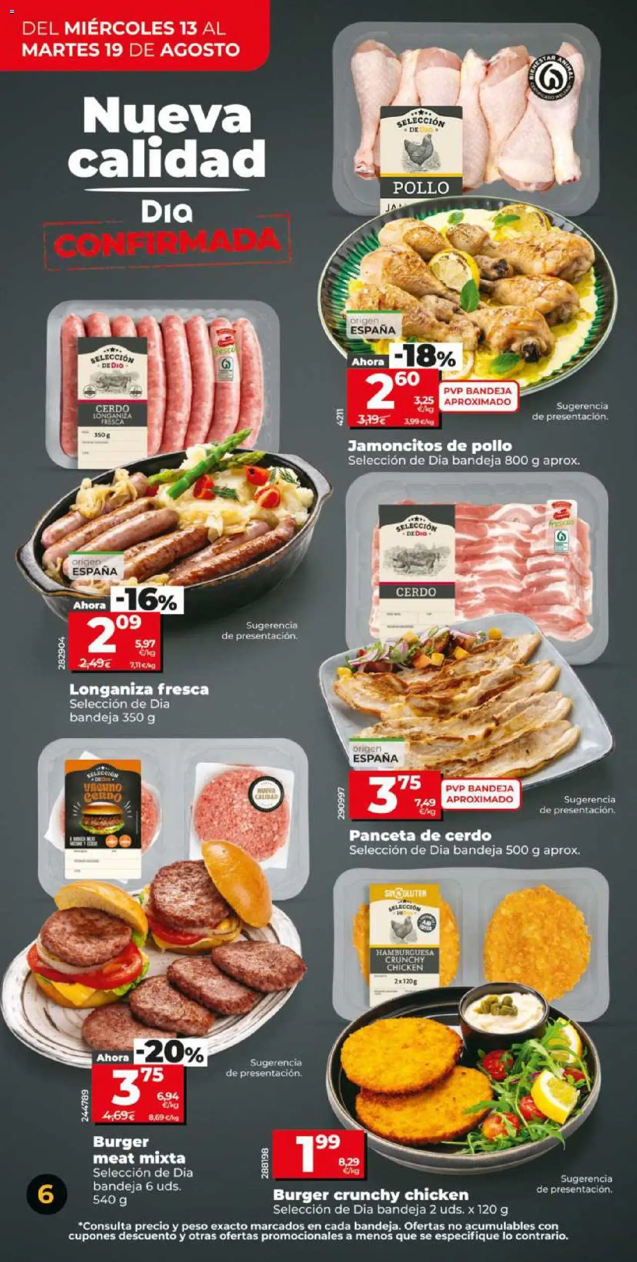 Dia - folleto Market │ válido desde el 13.08.2025 | Página: 6 | Productos: Ηλεκτρικός φούρνος, Cerdo, Longaniza, Peso