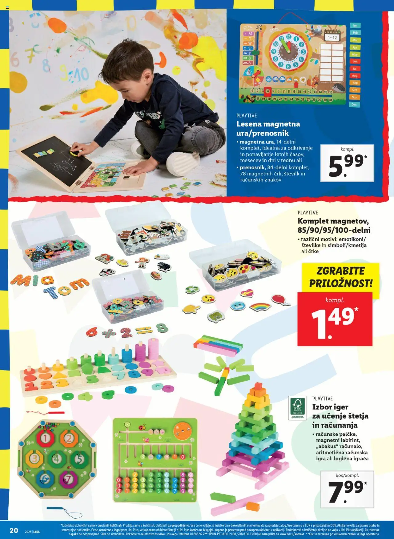 Lidl katalog vše za šolo │ velja od 30.06.2025 | Stran: 20 | Izdelki: Igra
