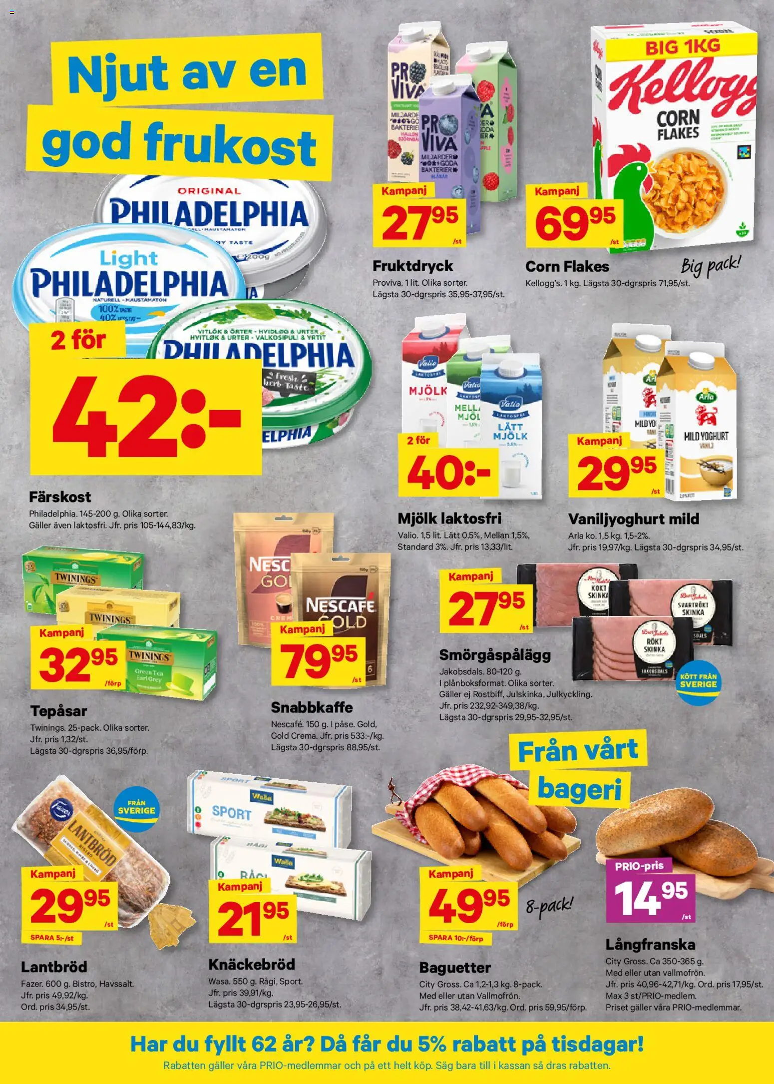 City Gross reklamblad aktuell från 19.01.2026 | Sida: 4 | Produkter: Bageri, Såg, Galler, Skinka