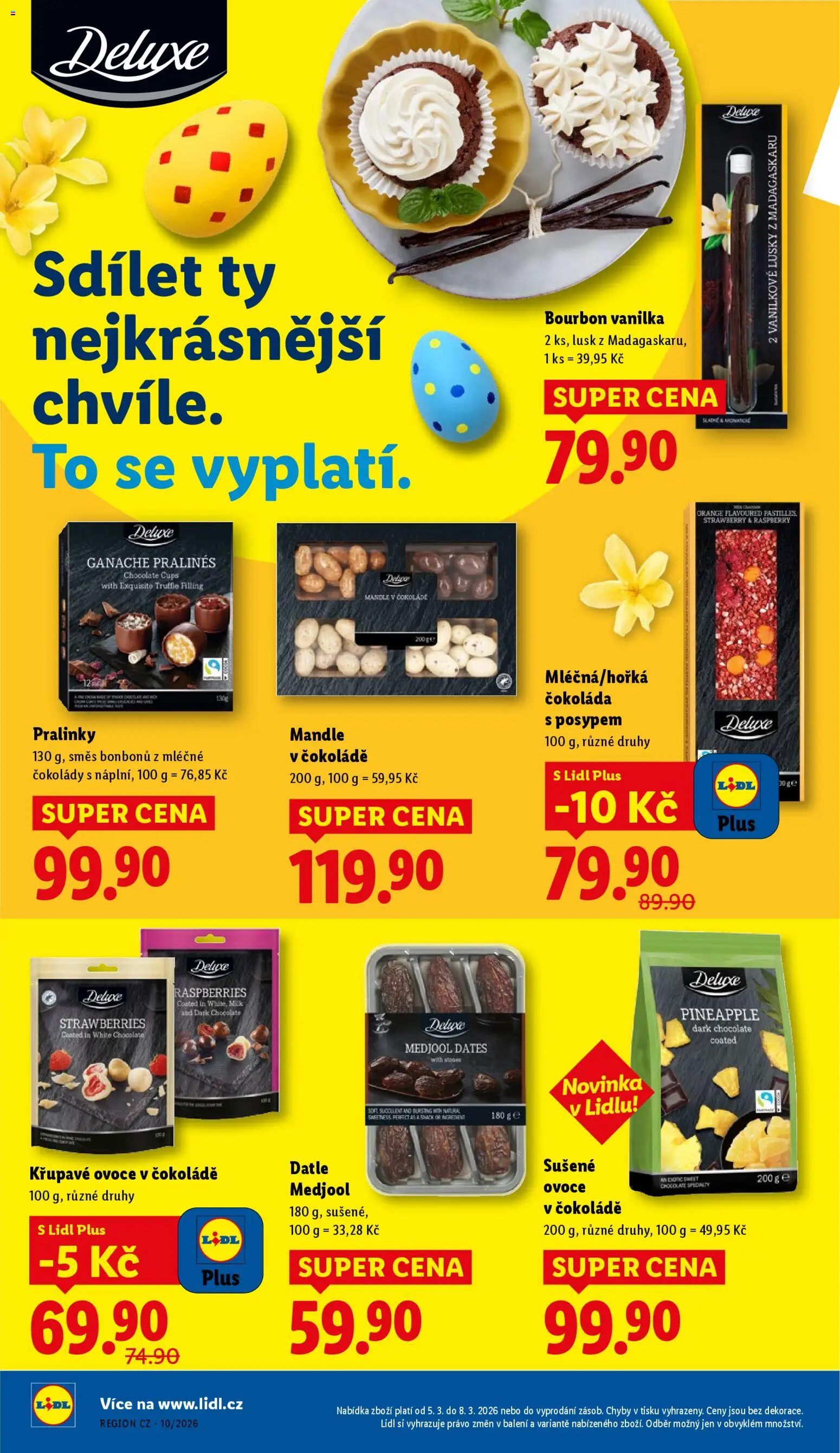 Lidl leták od 05.03.2026 | Strana: 22 | Produkty: Ovoce, Čokoláda, Bourbon, Sušené ovoce