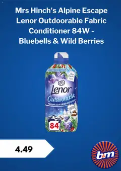 Preview of B&M - Offers valid from 25.09.2025 | Page: 2 | Products: Lenor, Conditioner