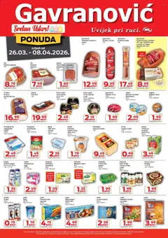 Katalog Gavranović - Pregled kataloga iz trgovine Gavranović, vrijedi od 26.03.2026 | Stranica: 2