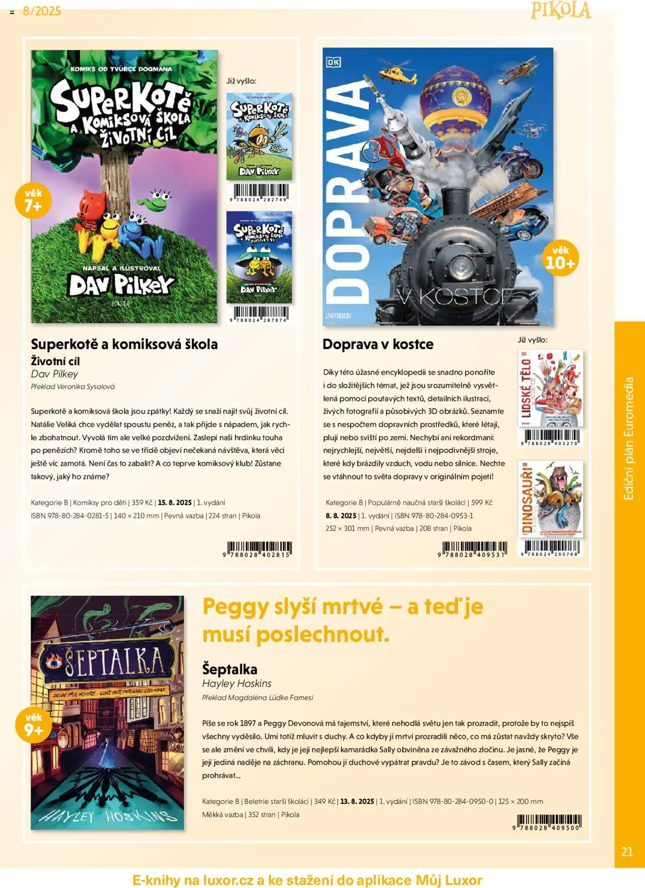 Luxor leták - srpen od 01.08.2025 | Strana: 21