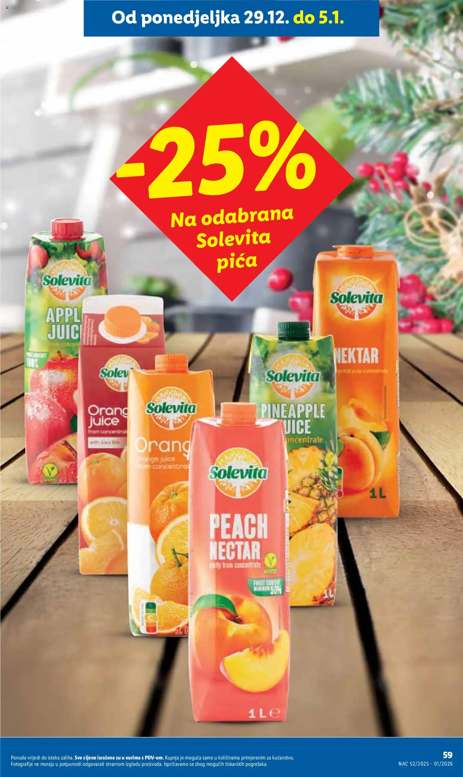 Lidl katalog | vrijedi od 27.12.2025 | Stranica: 59 | Proizvodi: Pica