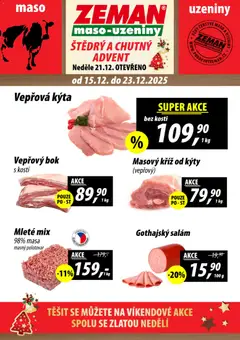 Náhled letáku Prodejny Zeman leták od 15.12.2025