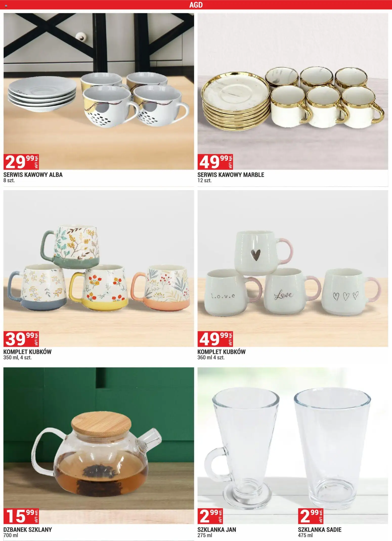 Merkury Market Gazetka od 01.02.2026 | Strona: 29 | Produkty: Szklanka, Dzbanek